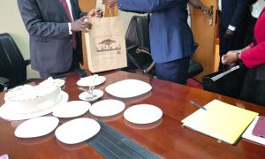 PS Korir is gifted by staff